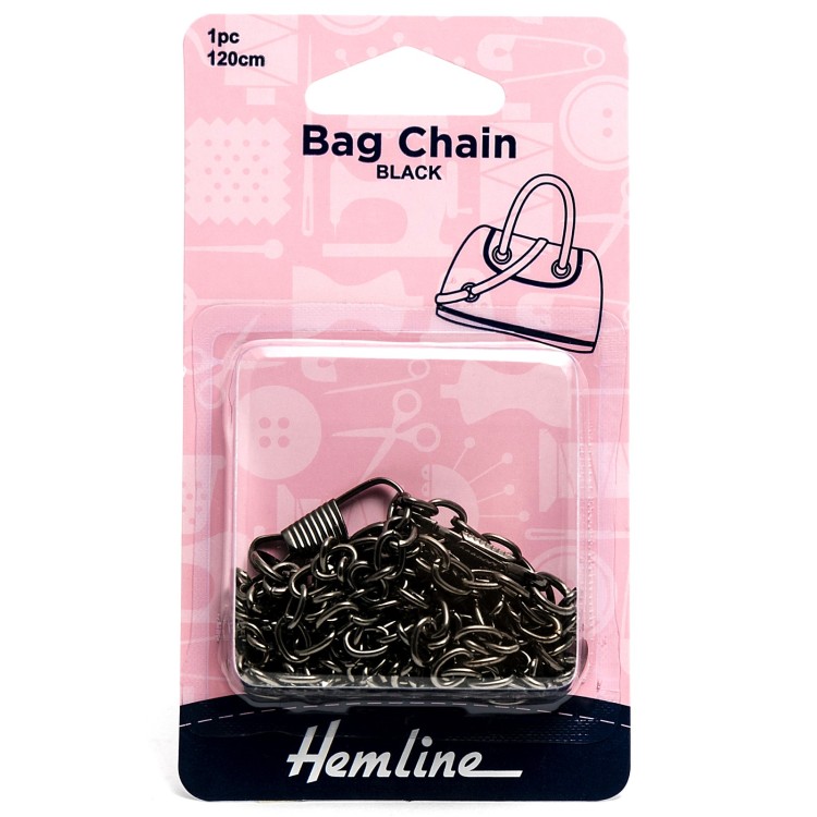 Bag Chain 120cm Black