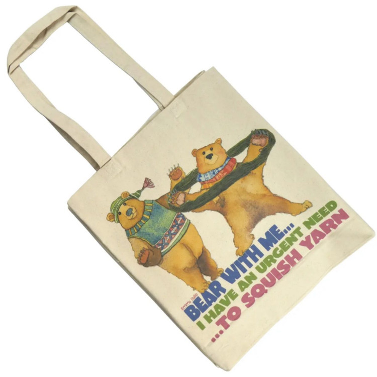 Bear With Me – Cotton Canvas Bag