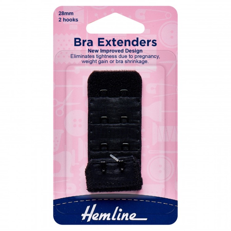 Bra Extenders 28mm Black