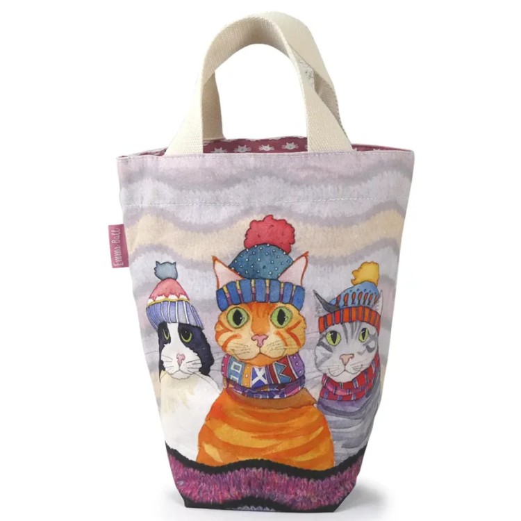 Cats In Hats – Small Bucket Bag S