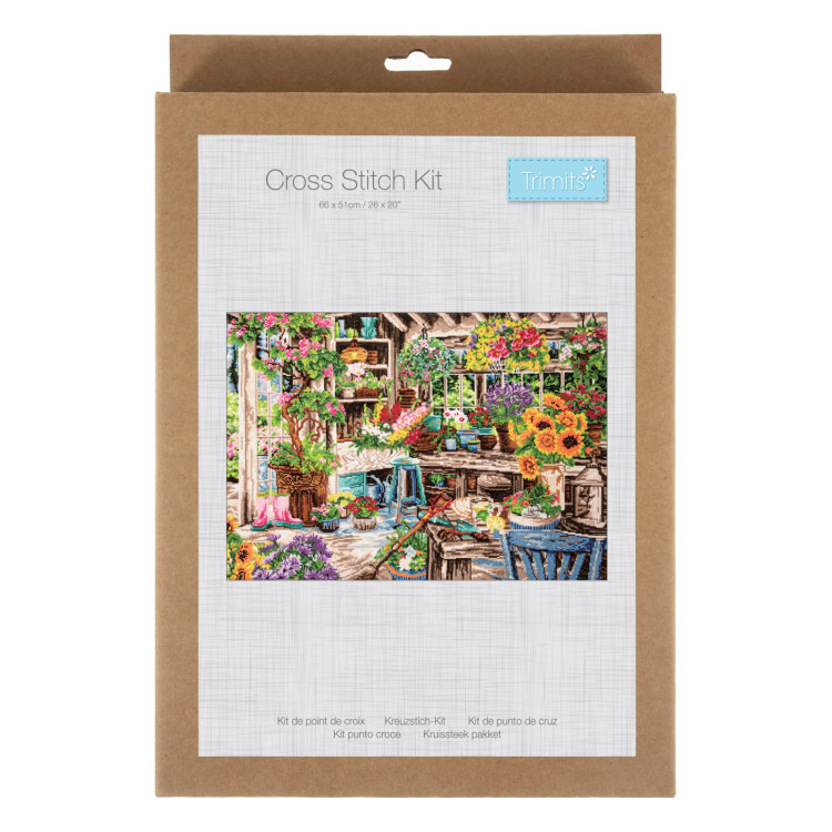 Counted Cross Stitch Kit: Extra Large: Gardeners Paradise
