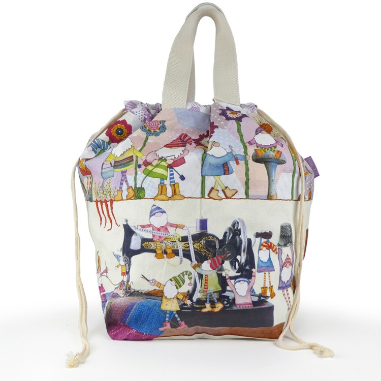 Crafting Gnomes - Large Bucket Bag