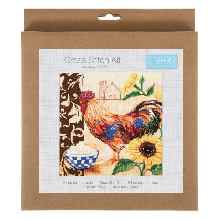Cross Stitch Country Rooster