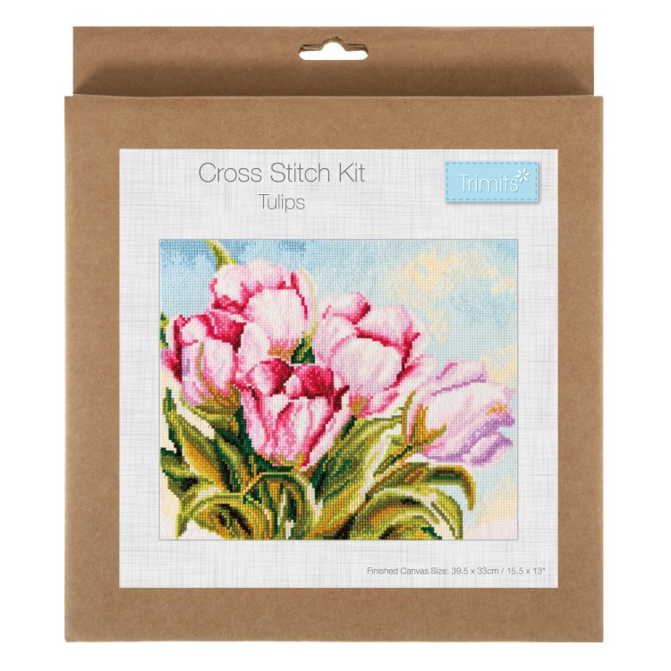Cross Stitch Tulips