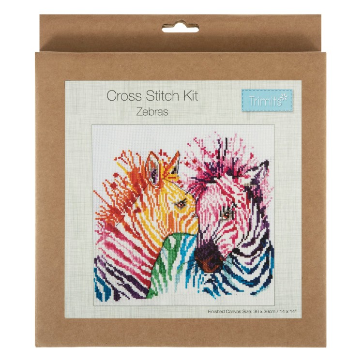 Cross Stitch Zebras