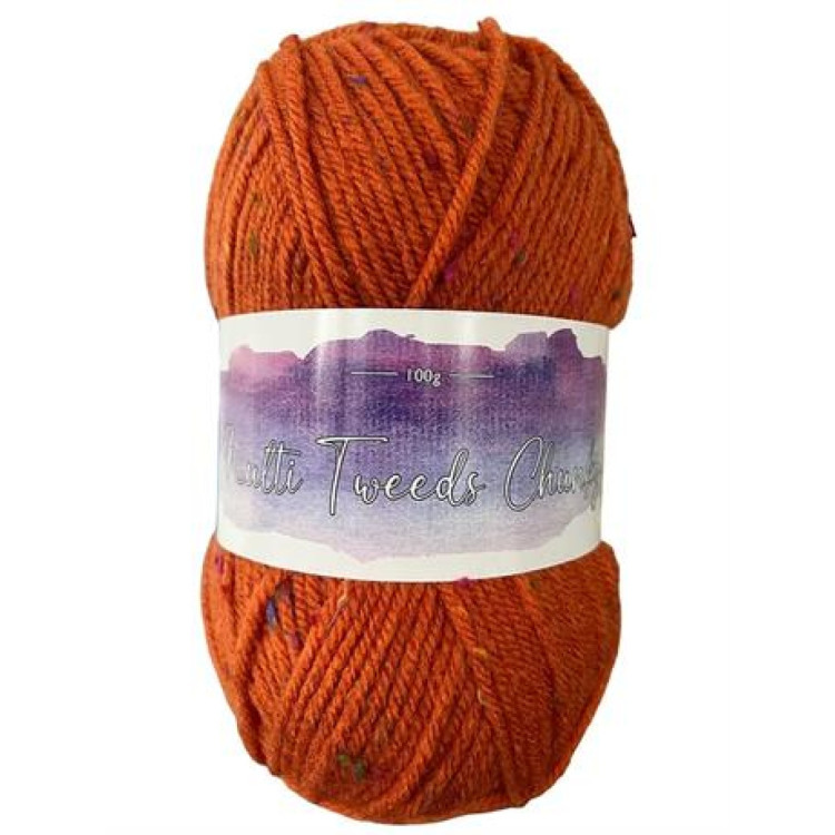Cygnet Multi Tweed Aran 100g