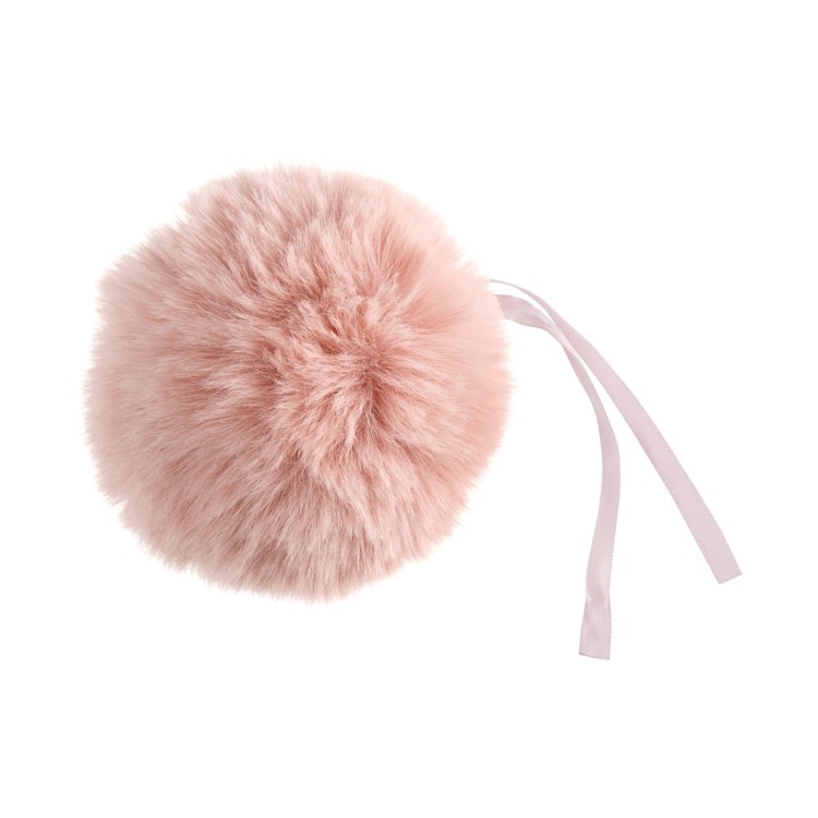 Faux Fur Pom Pom 11cm Light Pink