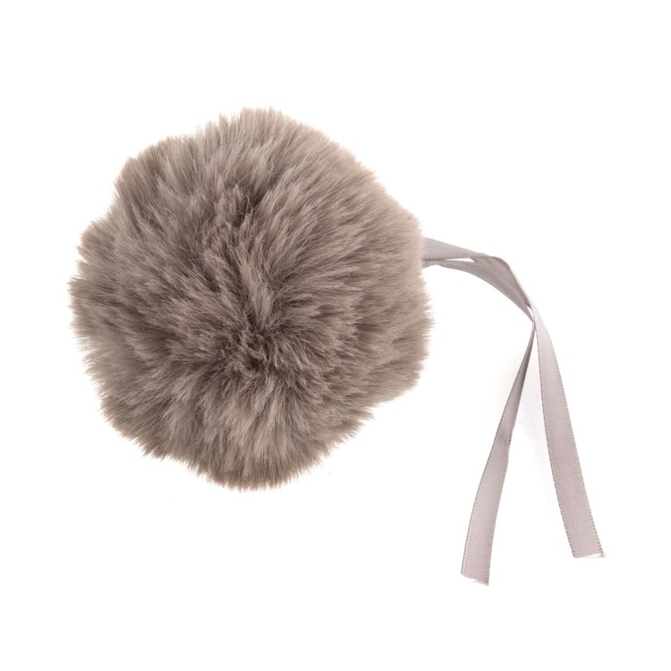 Faux Fur Pom Pom 11cm Mink
