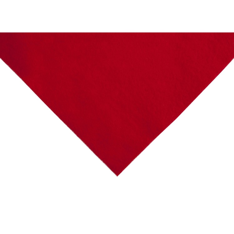 Felt: Acrylic: 30 x 23cm: Red
