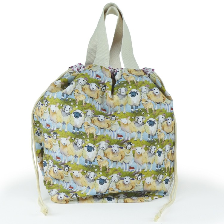 Felted Sheep- Large Bucket Bag