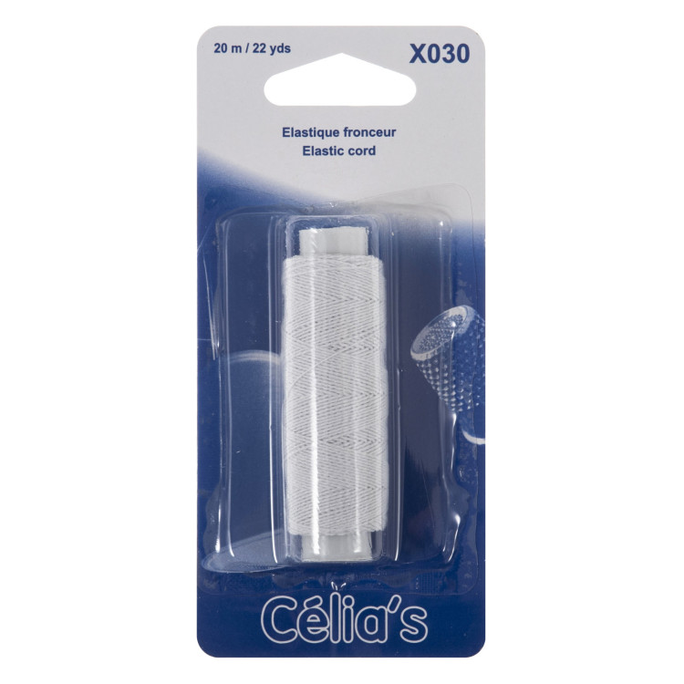 Gathering Elastic: White: 20m
