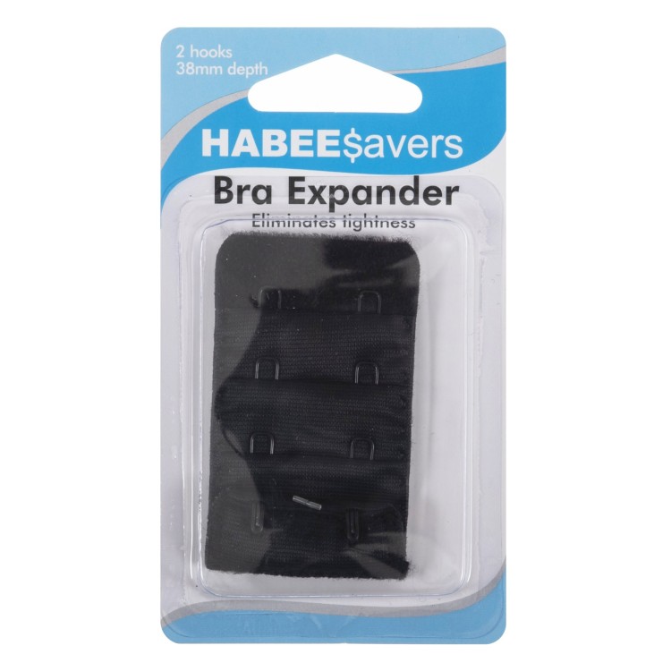 Habee Savers: Bra Extender: 28mm: Black