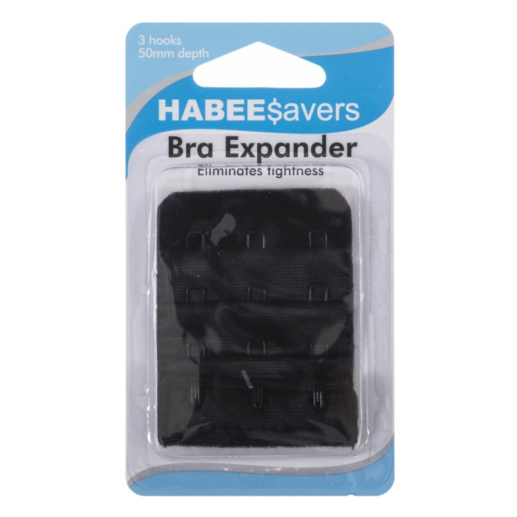 Habee Savers: Bra Extender: 50mm: Black