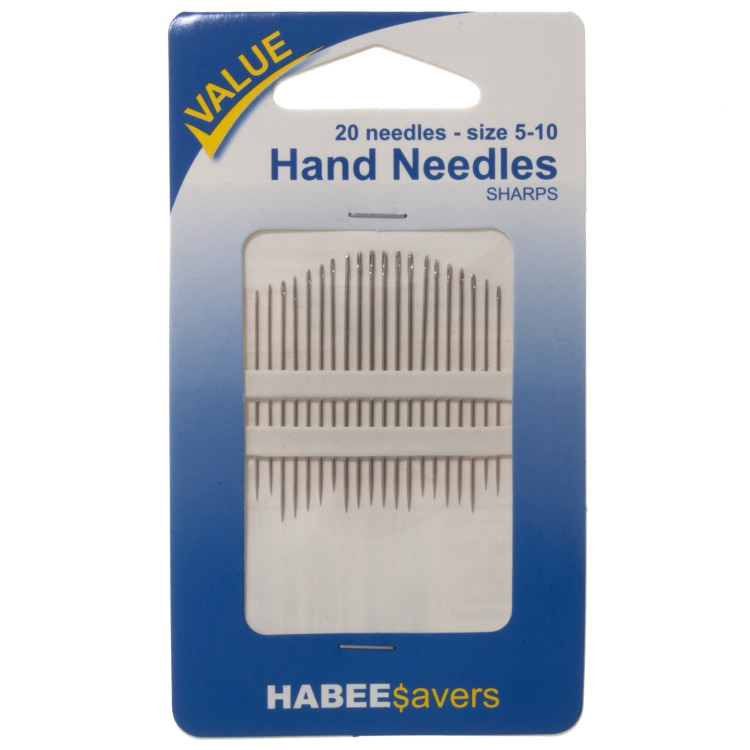Hand Needles Sharps 20pc