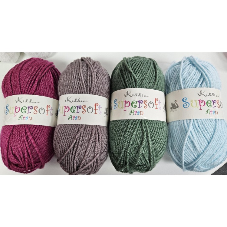 Kiddies Supersoft Aran 100g