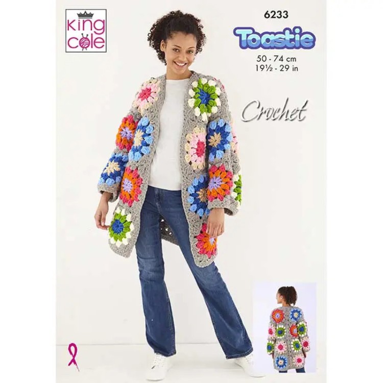 Kingcole Pattern 6233 Toastie Cardigan Pattern