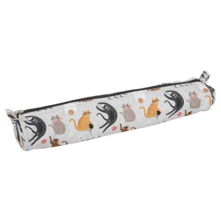 Knitting Pin Case: Cats
