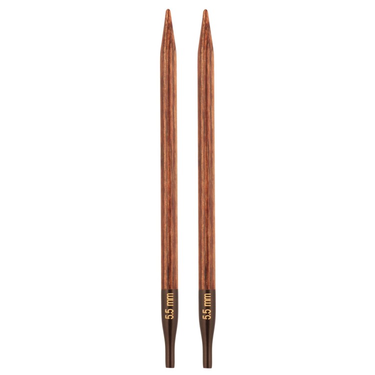 Knitting Pins: Circular: Interchangeable: Standard: Ginger: 4.50mm