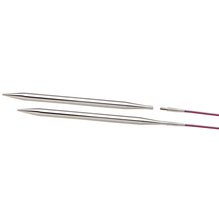 Knitting Pins: Circular: Interchangeable: Standard: Nova Metal: 6.00mm