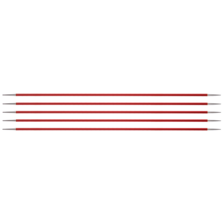 Knitting Pins: Double-Ended: Set of 5: Zing: 15cm x 2.50mm