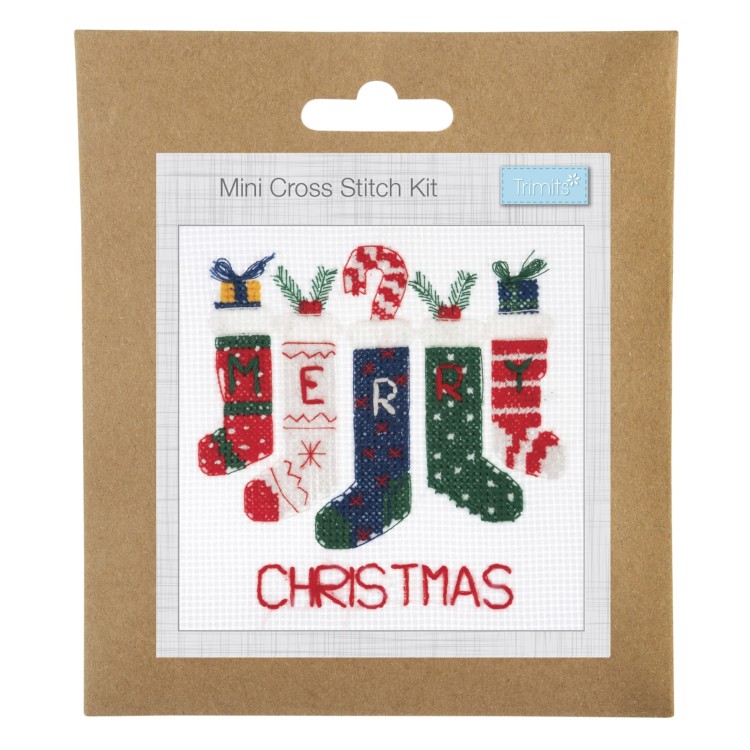 Mini Cross Stitch Kit: Christmas