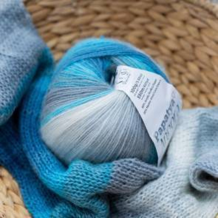 Papatya Angora Batik witth Merijo Wool