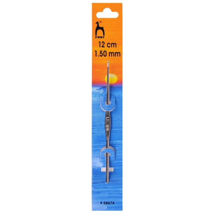 Pony Crochet Hook 1.5mm 12cm