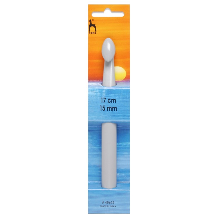 Pony Crochet Hook 15mm 17cm
