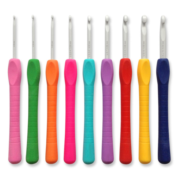 Pony Easy Grip Crochet Hooks Set