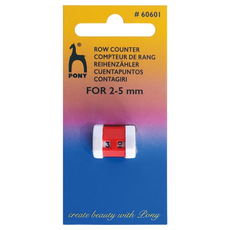 Pony Row Counter 2-5mm