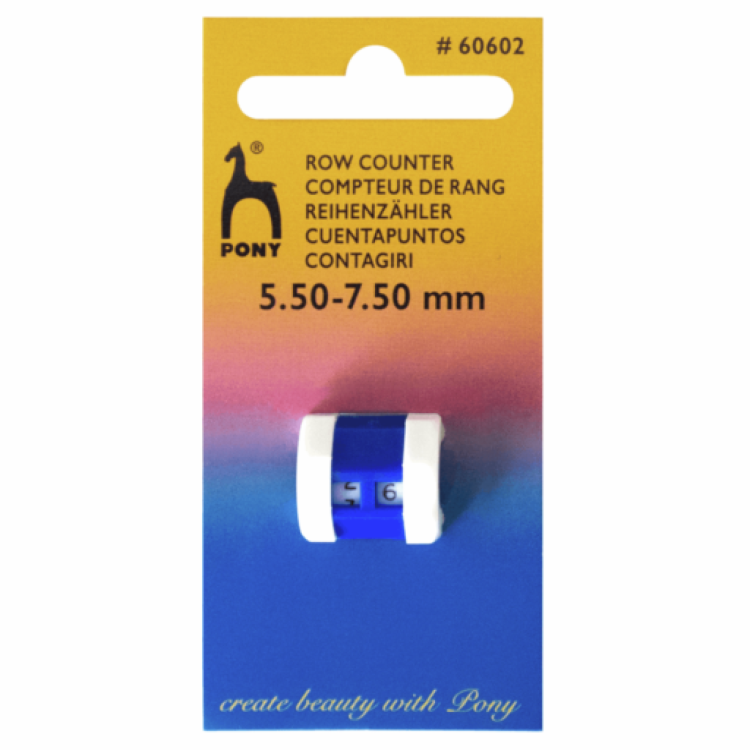 Pony Row Counter 5.50 - 7.50mm