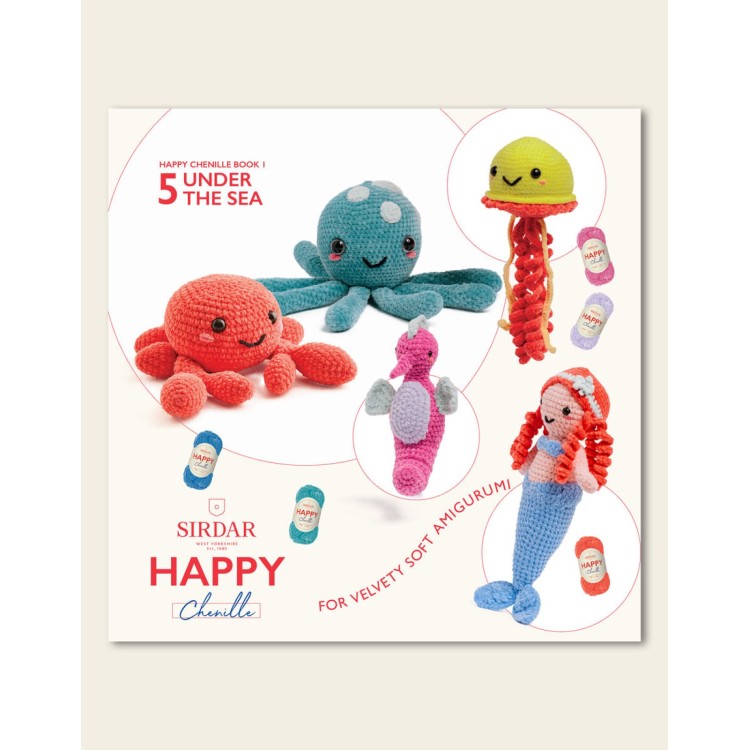 Sirdar Happy Chenille Book 1 5 Under The Sea