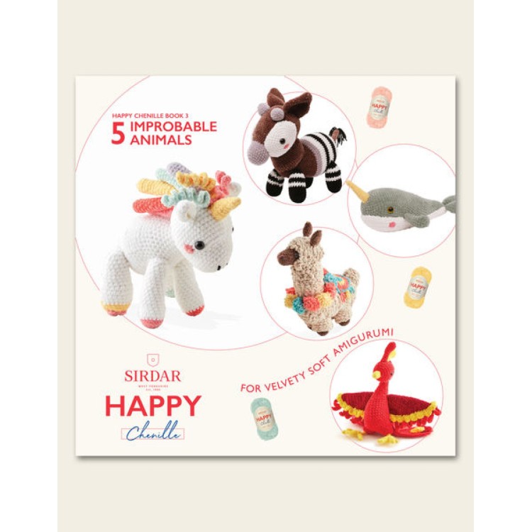 Sirdar Happy Chenille Book 3 5 Improbable Animals