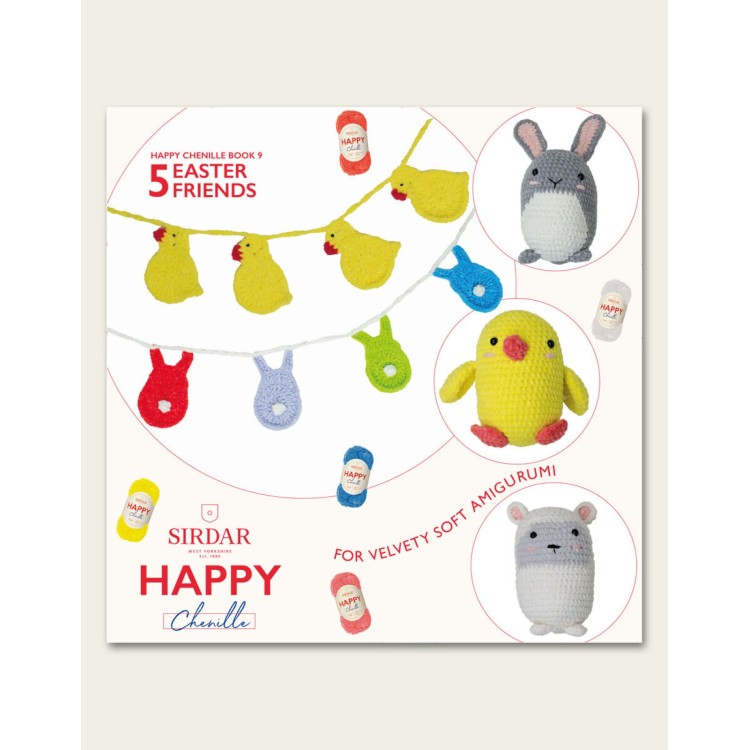 Sirdar Happy Chenille Book 9 5 Easter Friends