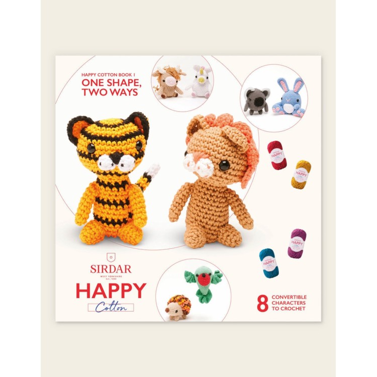 Sirdar Happy Cotton Book 1 One Shape, Two Ways