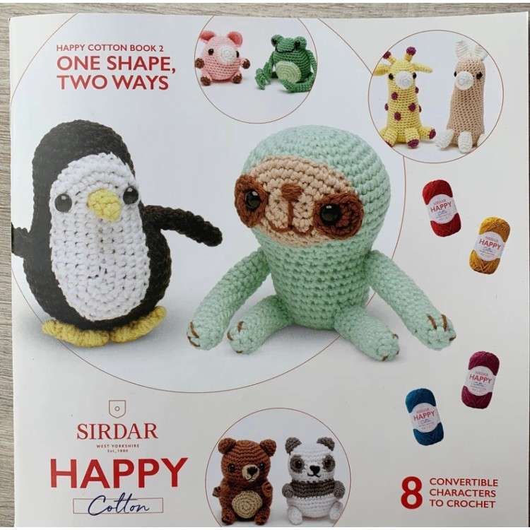 Sirdar Happy Cotton Book 2 One Shape, Two Ways
