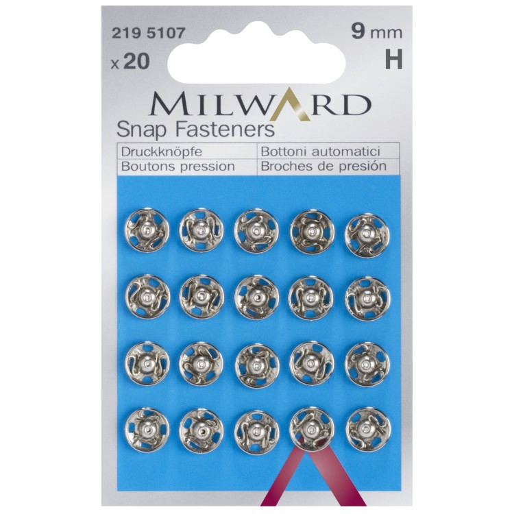 Snap Fastners Brass 9mm