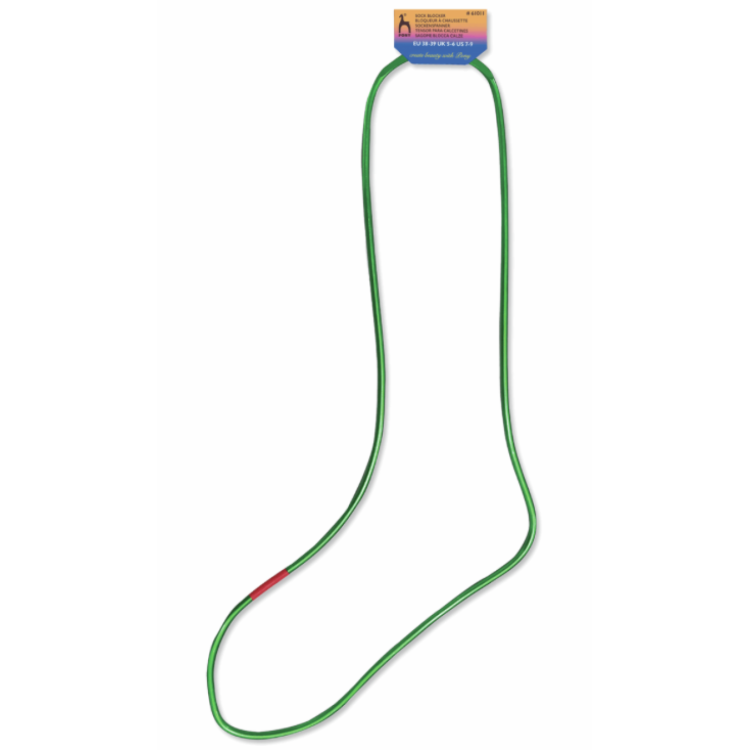 Sock Blockers: Anodised Aluminium: for Sizes 38-39 Green Pack of 1