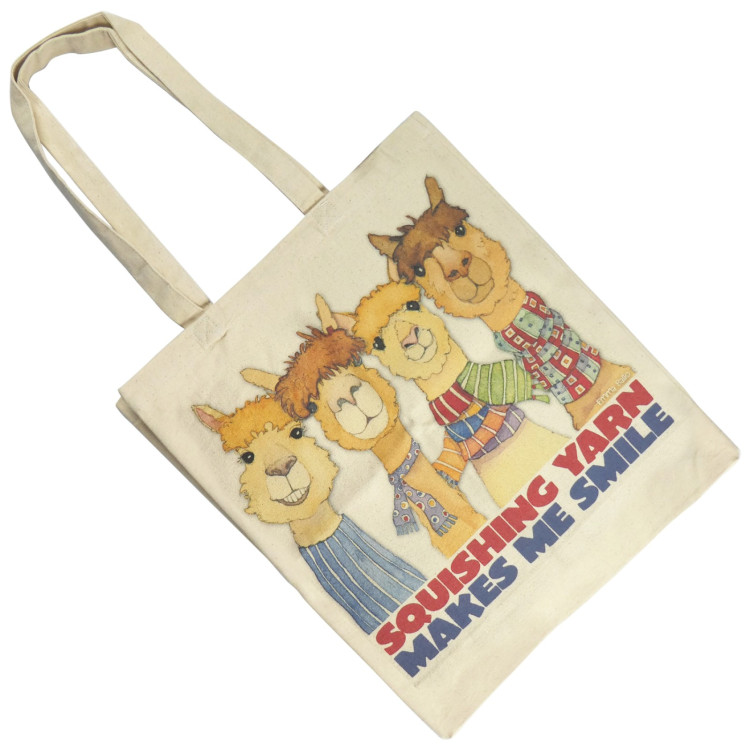 Squishing Yarn – Cotton Canvas Bag