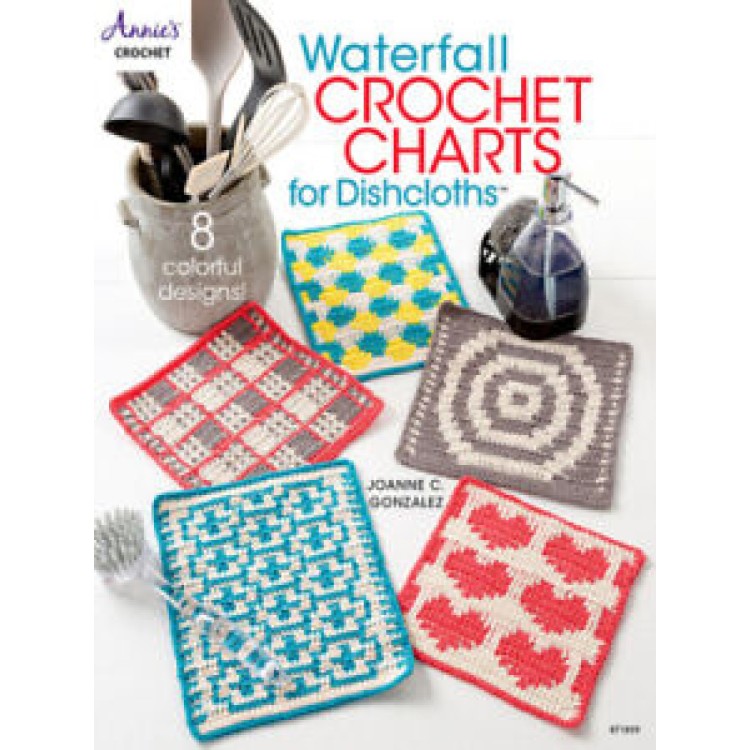 Waterfall Crochet Charts for Dishcloths