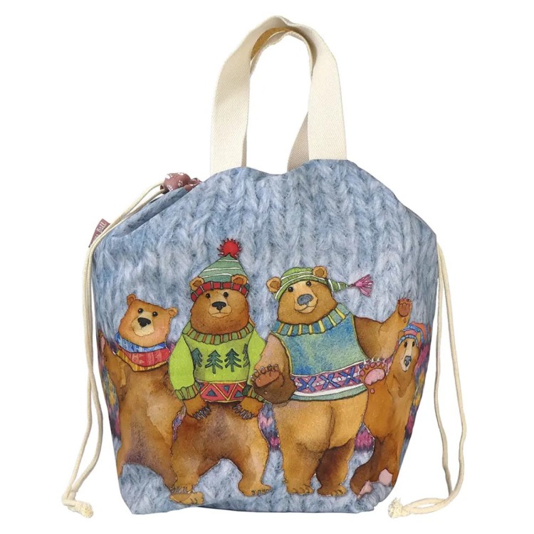 Woolly Bears- Large Bucket Bag