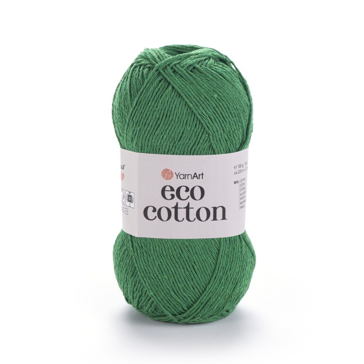 Yarn Art Eco-Cotton 5 x 100g Green 767
